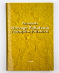 Pamiętniki nowego pokolenia chłopów polskich, Tom V
