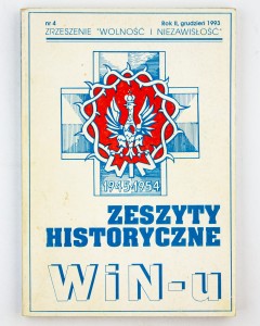 Zeszyty historyczne WiN - u, nr 4 1993
