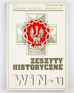 Zeszyty historyczne WiN - u, nr 12 1999