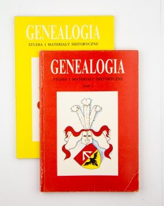 Genealogia. Studia i materiały historyczne, t. 1- 2, red. Górny M.