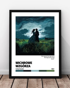 Plakat "Wichrowe Wzgórza"