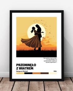 Plakat "Przeminęło z wiatrem"