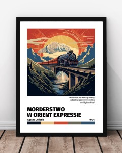 Plakat "Morderstwo w Orient Expressie"