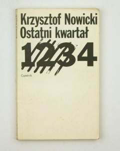 Ostatni kwartał 1234, Nowicki K.
