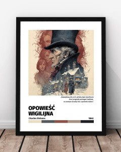 Plakat "Opowieść wigilijna"