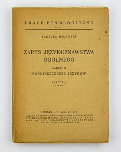 Zarys językoznawstwa ogólnego (cz.2), Milewski T.