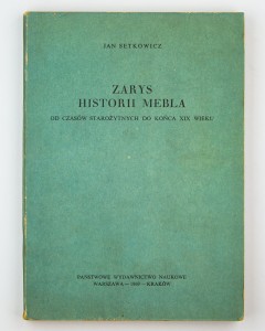Zarys historii mebla, Setkowicz J.