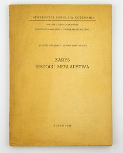 Zarys historii meblarstwa, Narębski S., Gostwicka J.