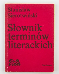 Słownik terminów literackich, Sierotwiński S.