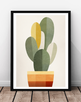 Plakat "Kaktus", boho