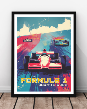 Plakat Formula 1 – Born to Race!