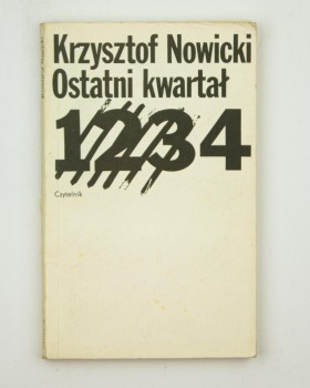 Ostatni kwartał 1234, Nowicki K.