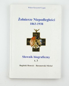Żołnierze niepodległości 1863-1938. Słownik biograficzny, t.3, Cygan W. K.
